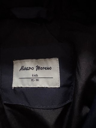 Abrigo Alvaro Moreno Azul Marino Niño T.15-16