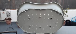 Cama para perro ovalada