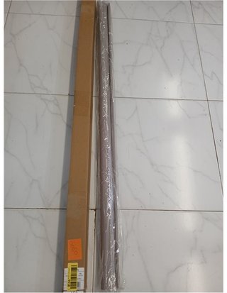 Blindecor Ara | Estor enrollable translúcido liso - Gris plata - 110 x 175 cm (ancho por alto) | Tamaño de la Tela 107 x 170 cm |