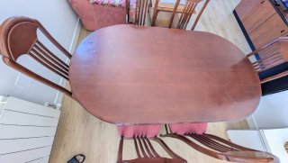 Comedor 6 puestos madera, extendible como nuevo