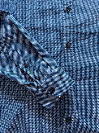 Camisa Zara azul hombre