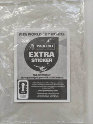 Cromo Extra Sticker Oro Messi Mundial 2026