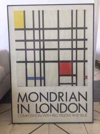 Cartel Mondrian in London 1m x 70cm