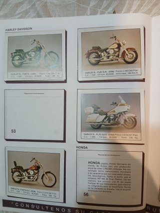 Álbum de Cromos Motos Motor 16