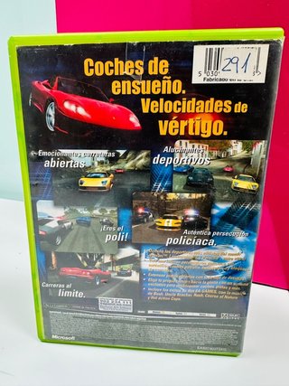 Videojuego Xbox Clasica Need for speed hot pursuit 2