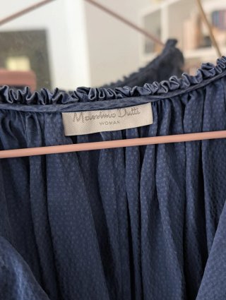 Vestido seda Massimo Dutti - Talla 40