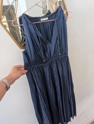 Vestido seda Massimo Dutti - Talla 40