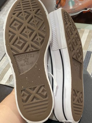 Converse plataforma gris talla 36 mujer