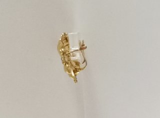 Pendientes Oro 18k Macizo con Zafiro y   circonita