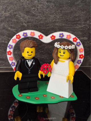 Brick Lego 20cm Sposi