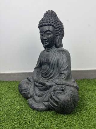 Buda decorativo 42cm jardín zen exterior.