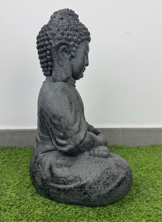 Buda decorativo 42cm jardín zen exterior.