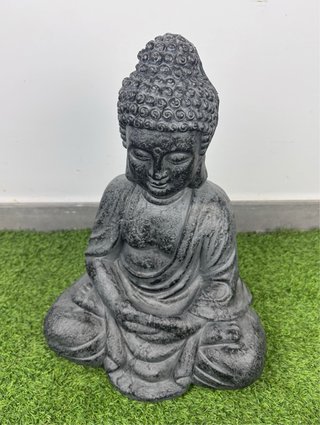 Buda decorativo 42cm jardín zen exterior.