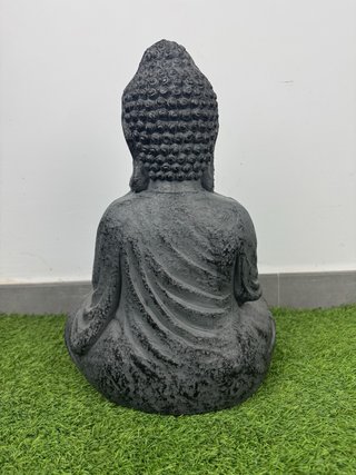 Buda decorativo 42cm jardín zen exterior.