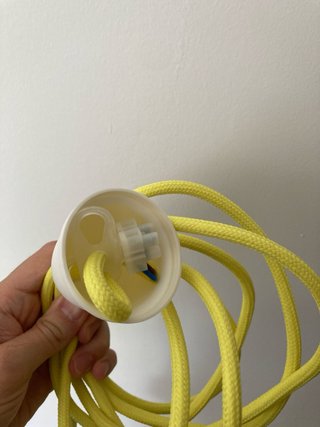 Portalamparas NUD Collection Amarillo colgante