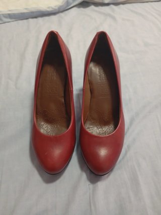 Zapatos , Tacones Desirée Rojo Talla 37 Nuevos