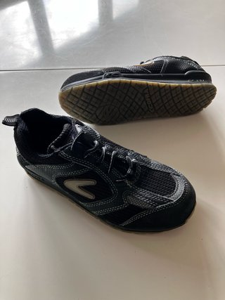 Zapatos de seguridad mujer negros y grises