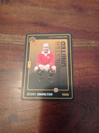 Carta Fútbol Bobby Charlton Manchester United 1966