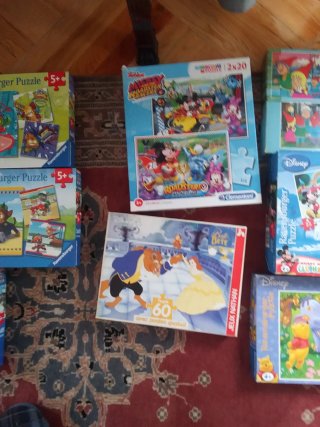 Lote 10 Puzzles Infantiles Educa y demas