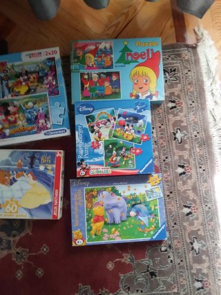 Lote 10 Puzzles Infantiles Educa y demas