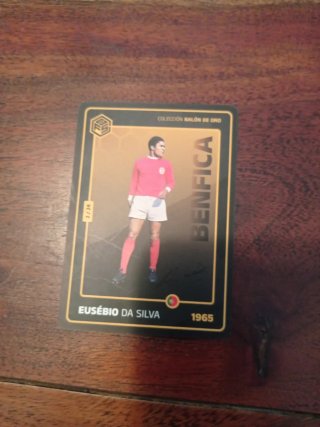 Tarjeta Eusébio Da Silva Benfica 1965