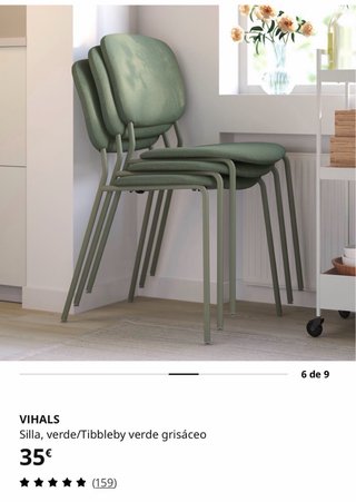 Sillas verdes Ikea