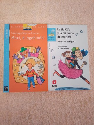 LOTE (VII) DE 10 LIBROS EL BARCO DE VAPOR (azules)