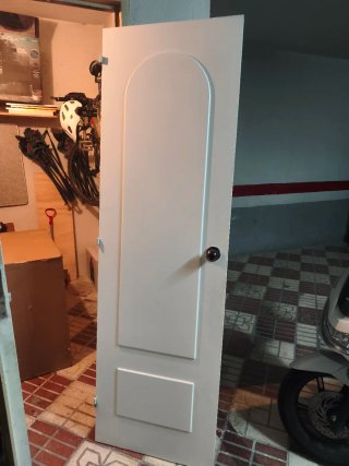 2 Puertas interiores blanca con diseño