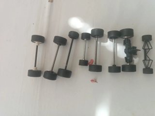 Lote 14 Ejes Delanteros Scalextric
