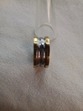 Anillo Bulgari Oro y Plateado