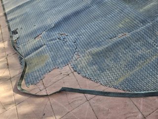 Lona para calentar agua piscina