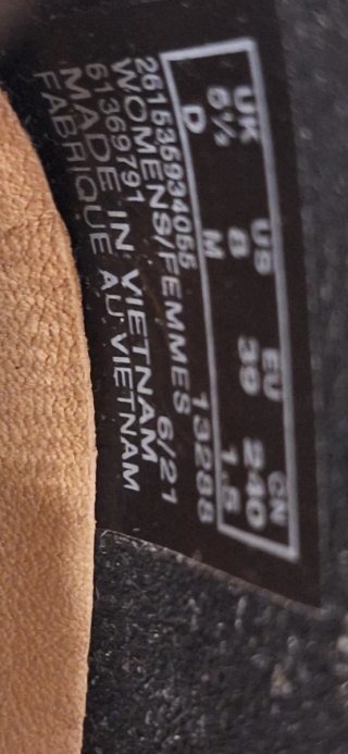Zapatos Clarks Negro Talla 39