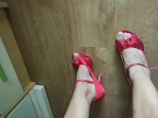 Zapatos de tacón Alex Silva rojos