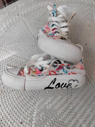 Zapatillas altas niña talla 31