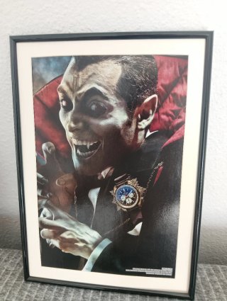 Quadro pubblicitario retrò orologio Breitling