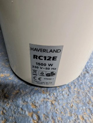 Radiador Eléctrico Haverland 1500W de pared