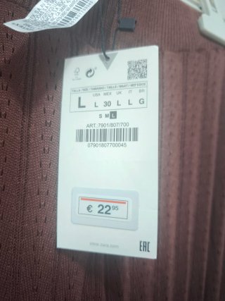 Conjunto marrón de canalé con volantes
