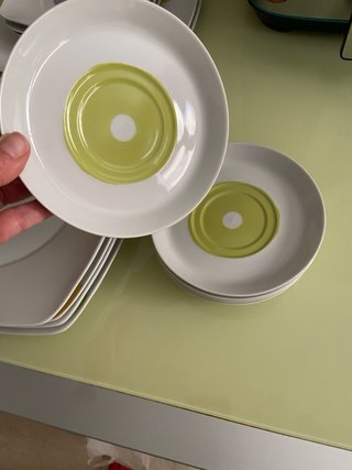 Vajilla porcelana multicolor