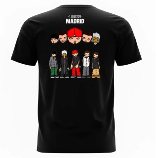 Camiseta Dibujos Raperos Madrid 2026