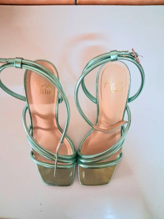 Tacones de fiesta verdes