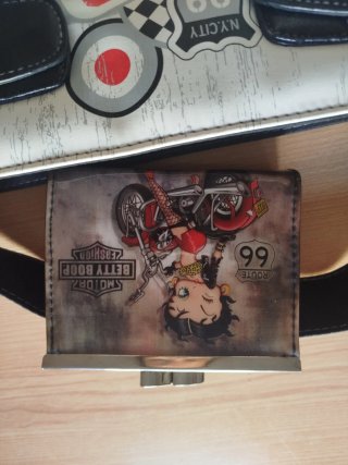 Bolsa bandolera y monedero Betty Boop