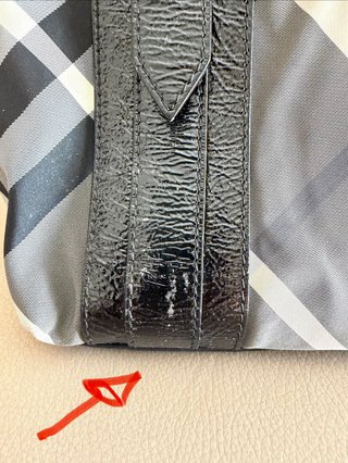 Borsa Burberry a quadri