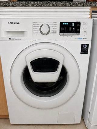 Lavadora Samsung EcoBubble 8kg con sistema AddWash