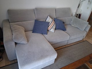 Sofá IKEA Eskilstuna Gris 265x110x92