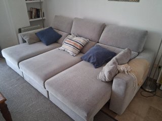 Sofá IKEA Eskilstuna Gris 265x110x92