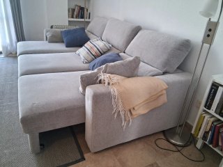 Sofá IKEA Eskilstuna Gris 265x110x92