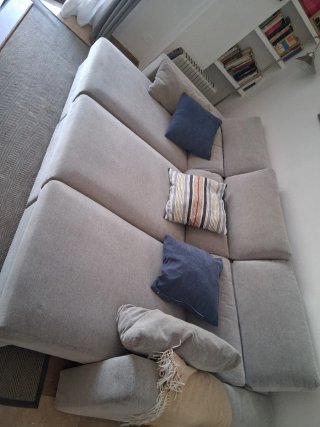 Sofá IKEA Eskilstuna Gris 265x110x92