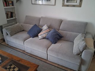 Sofá IKEA Eskilstuna Gris 265x110x92