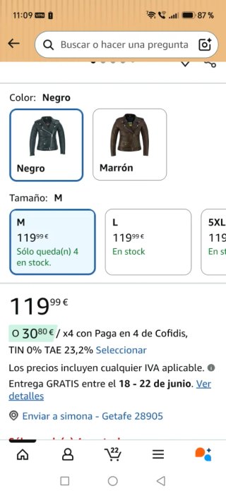 Chaqueta cuero moto mujer protecciones