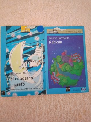 LOTE (V) DE 10 LIBROS EL BARCO DE VAPOR (azules)